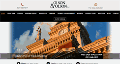 Desktop Screenshot of olsonplc.com