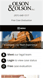 Mobile Screenshot of olsonplc.com
